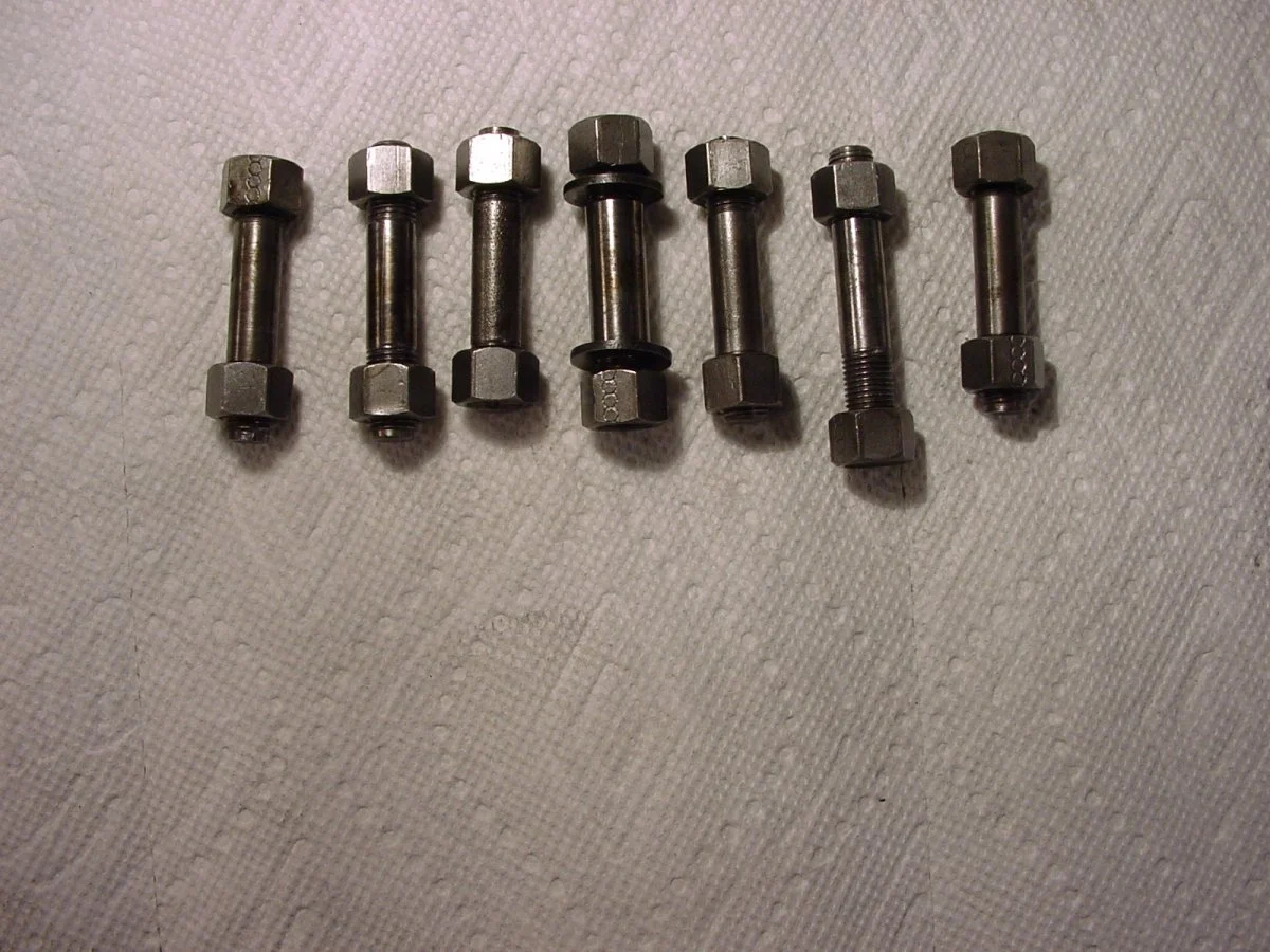 What is the opinion on reusing rod bolts, crank studs( MK3) ,a used cam with different followers?