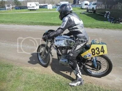 Racing Nortons at Mid-Ohio