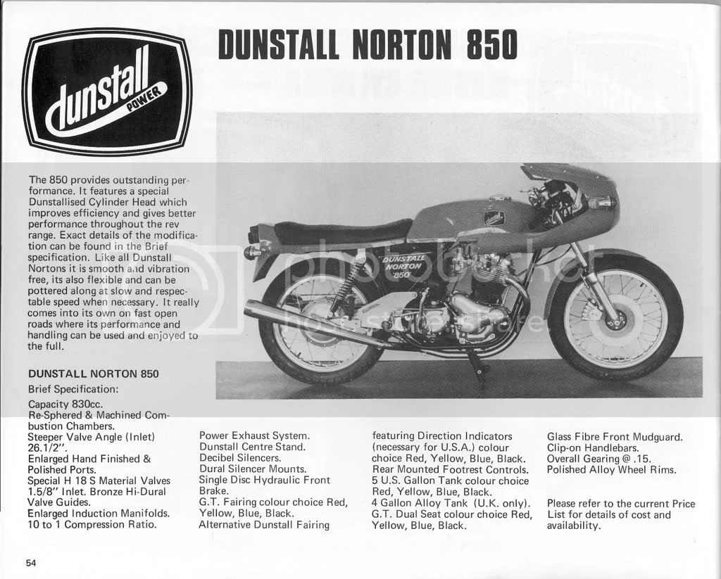 Dunstall rear sets