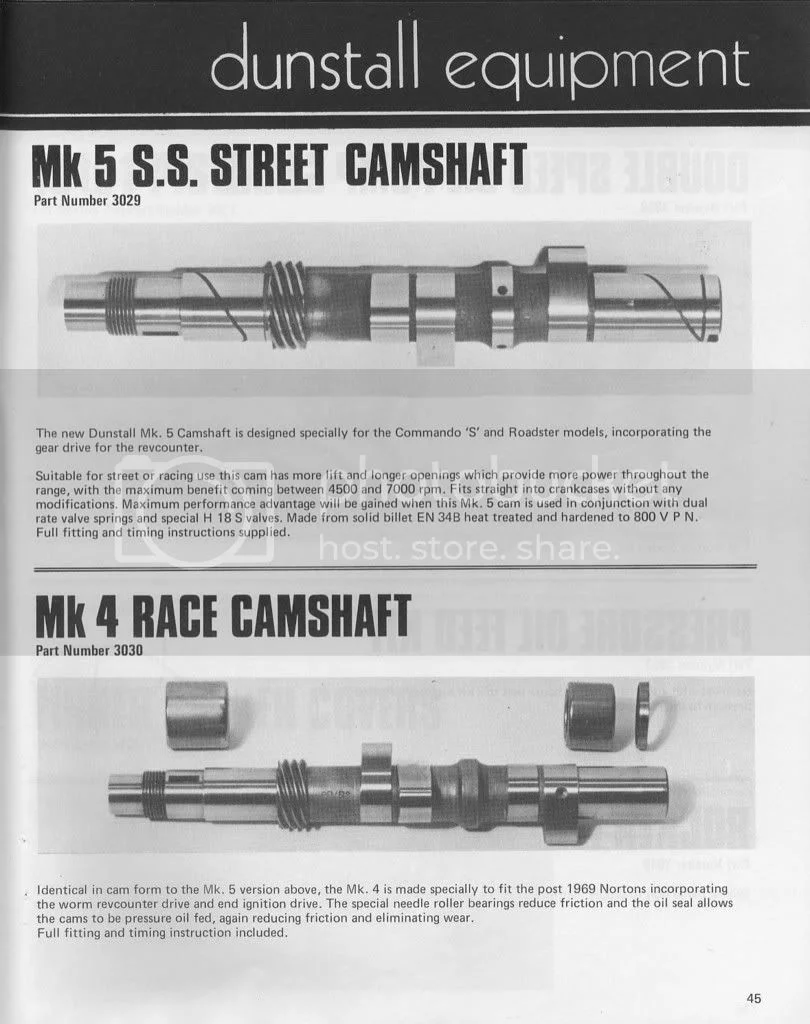 Need info on Dunstall 810? WEC R 540 camshaft