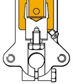 Fork spring compressed length