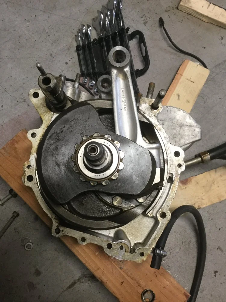 Mar 1969 fireflake red 750 S rebuild