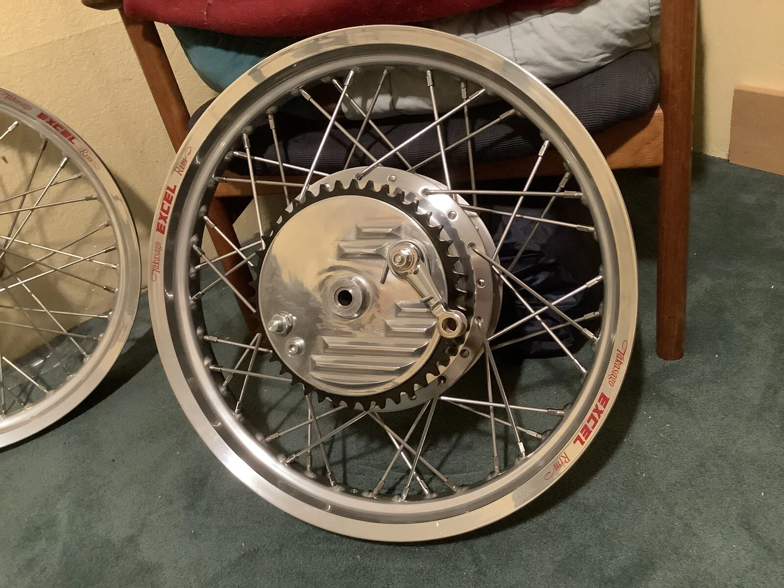 New wheel bling