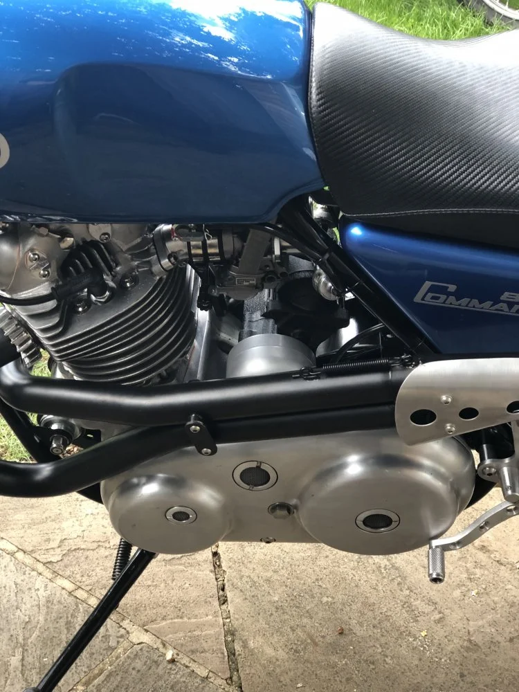 cNw electric start on a 920cc Commando engine.