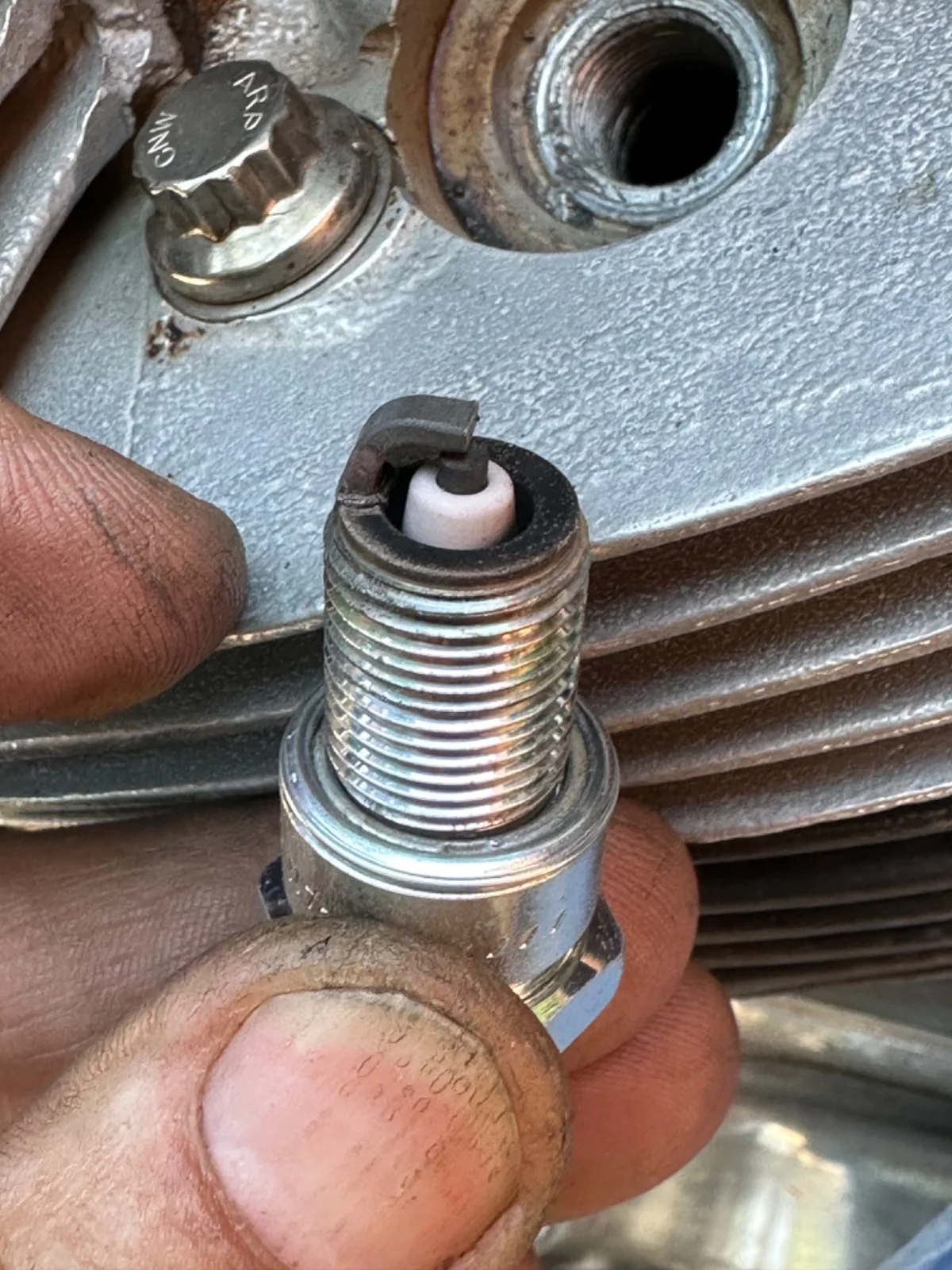 Spark plug reading