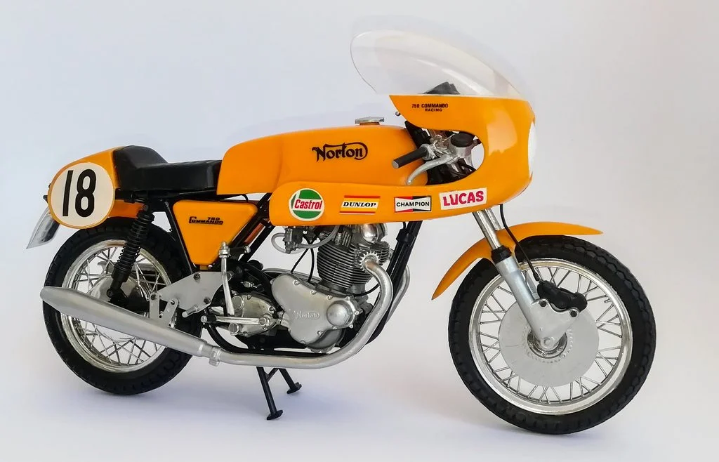 Scale model motorcycle