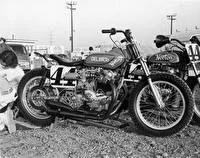 Ron Wood Norton Flat Track tuneing .