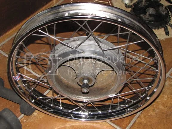 un-lacing the spokes for repair/polishing