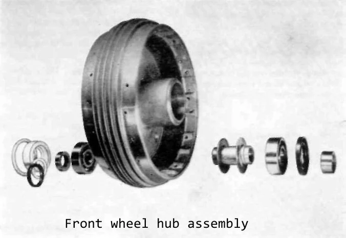 Front wheel internals hub diagram