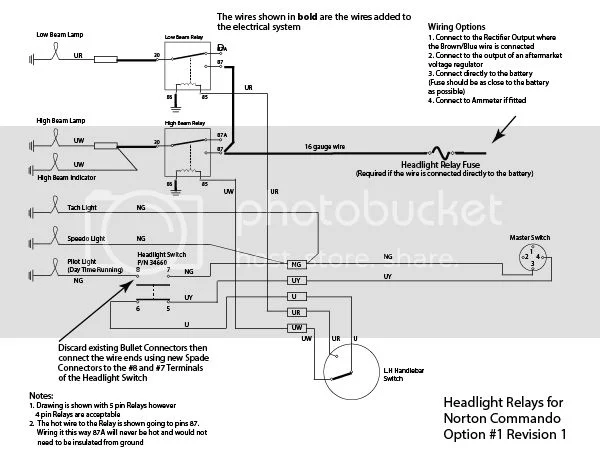 Head light relay