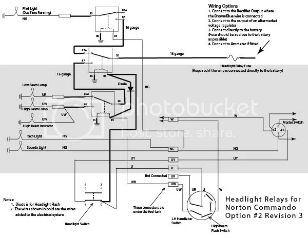 Head light relay