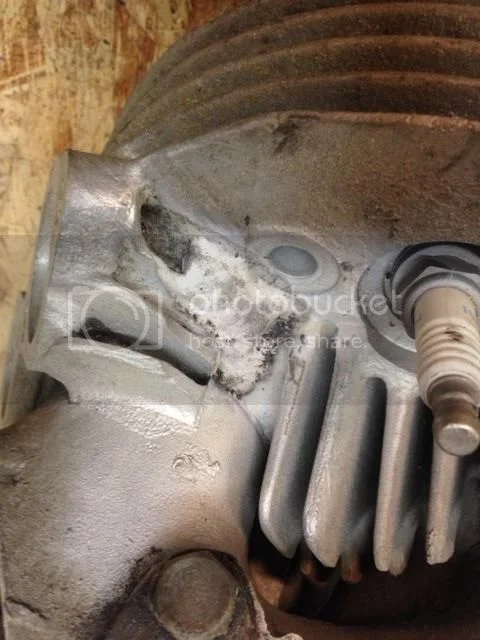 fixing a hole in a cylinder head?