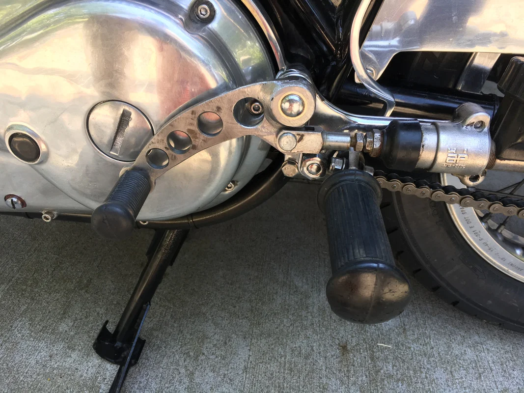 Rear disc brake conversion