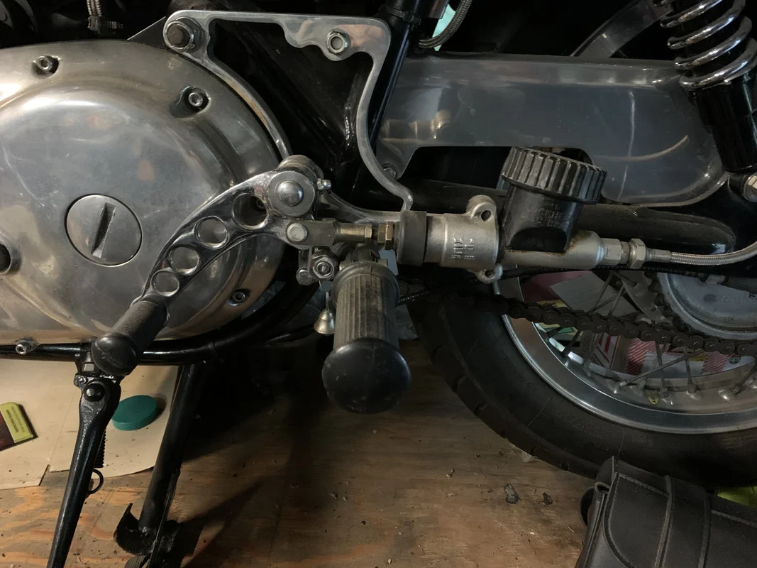 Rear disc brake conversion