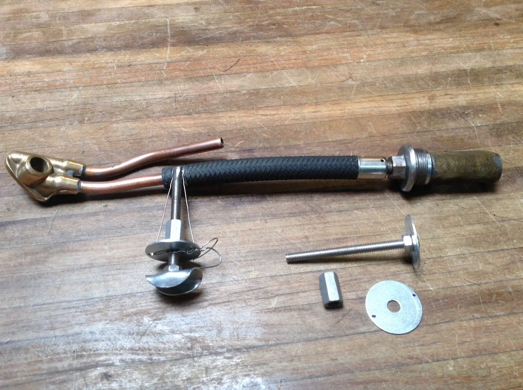 Clever homemade hose clamp & tool