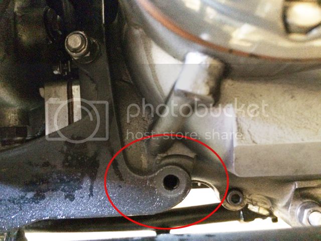 Broken Bolt under the Engine: any help on how to replace it?