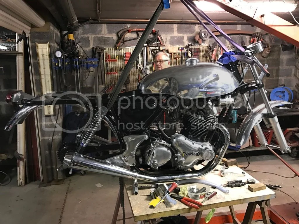 Norton 850 mkiii cafe racer project