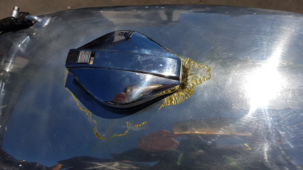 Clear coat gas tank?