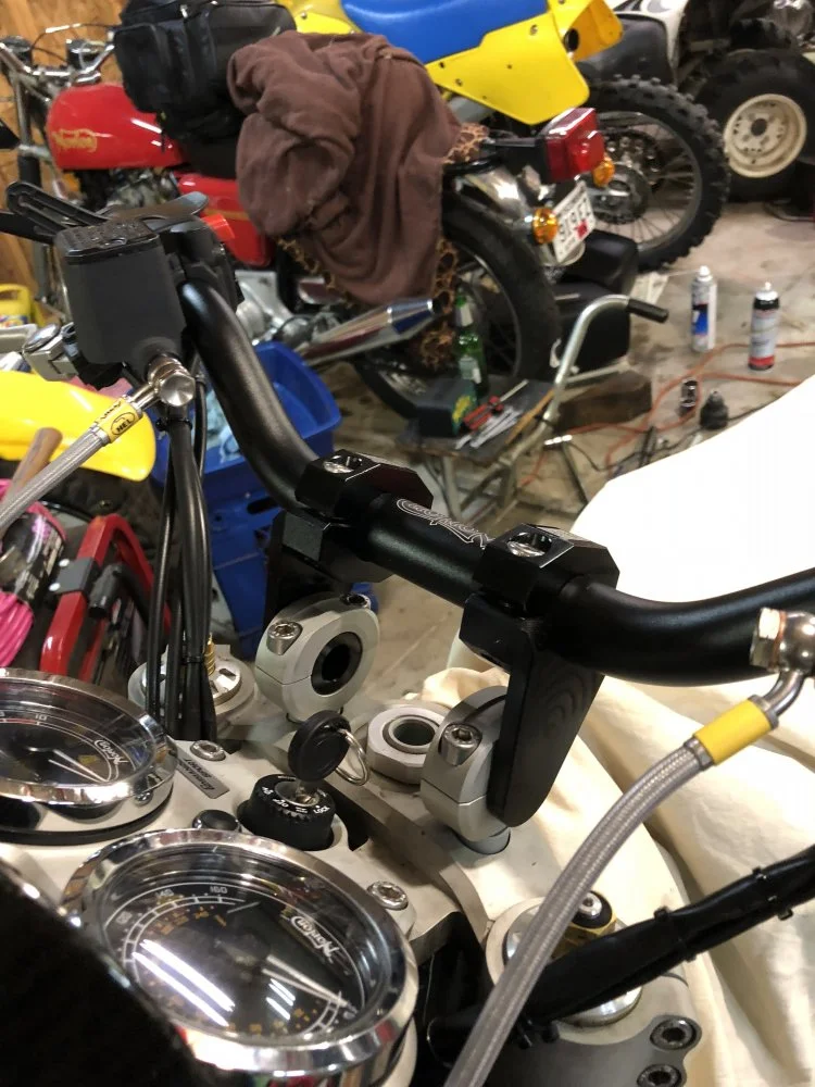 Completed Handlebar Risers