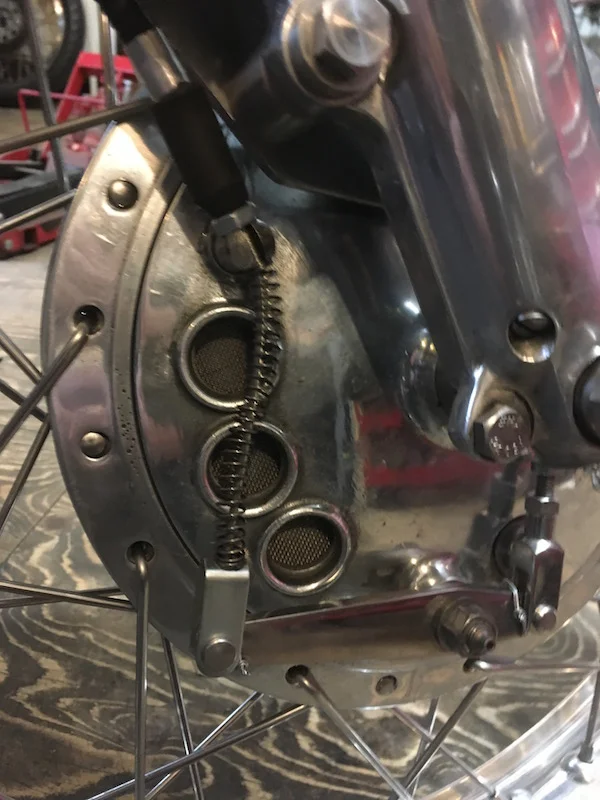 TLS front brake question