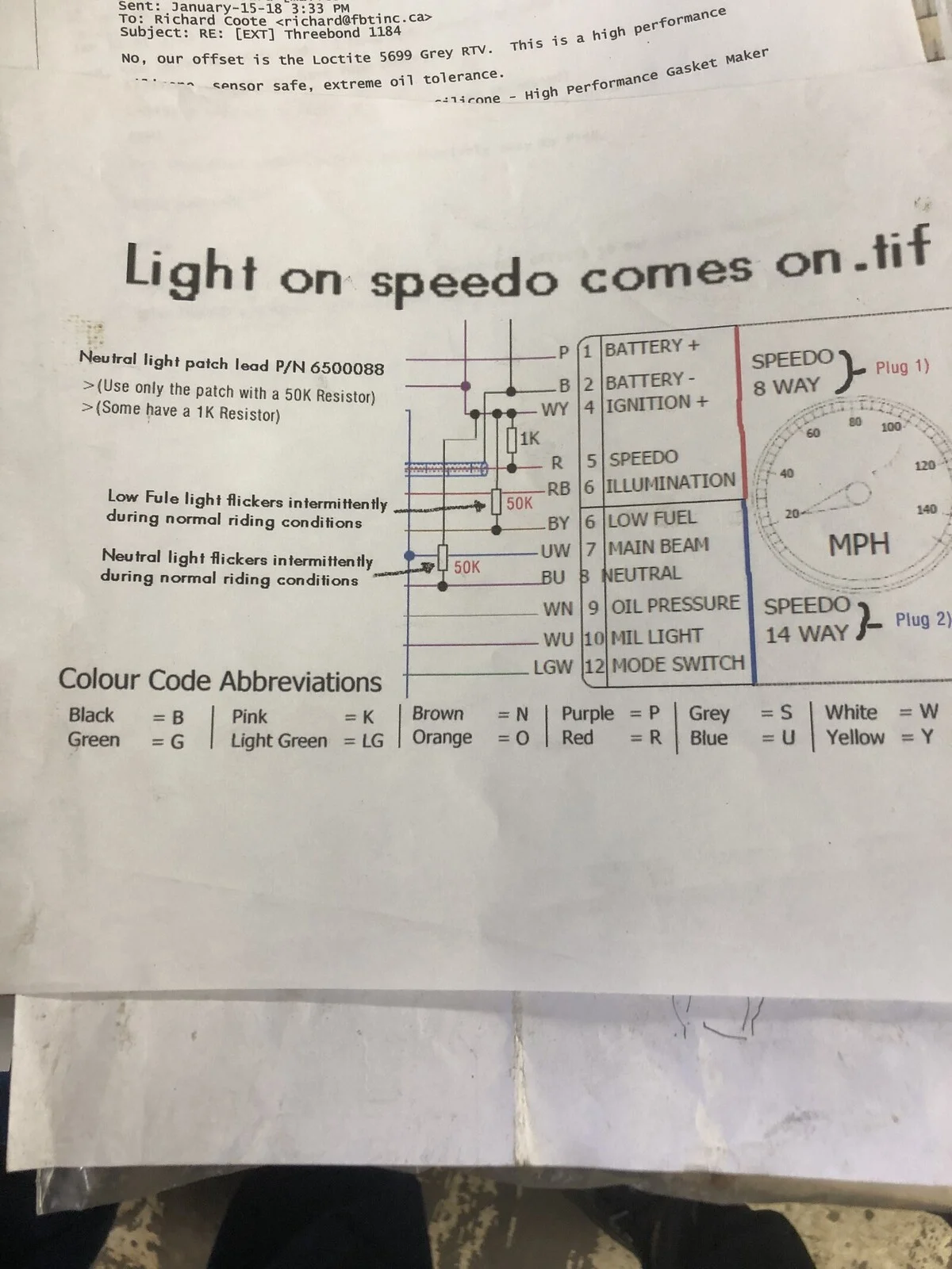 Flashing neutral light