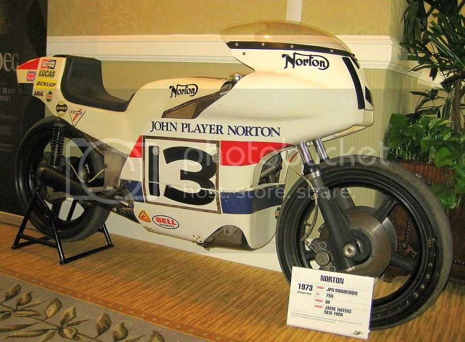 Firing up the Monocoque Norton racer