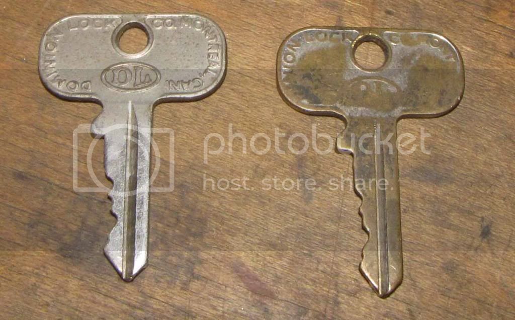 Picture of an Original Ignition Key