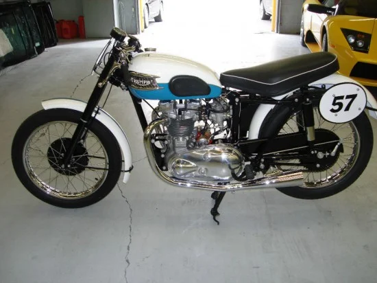 TRIUMPH T 100 R / T 100 RR . 1955/57 .