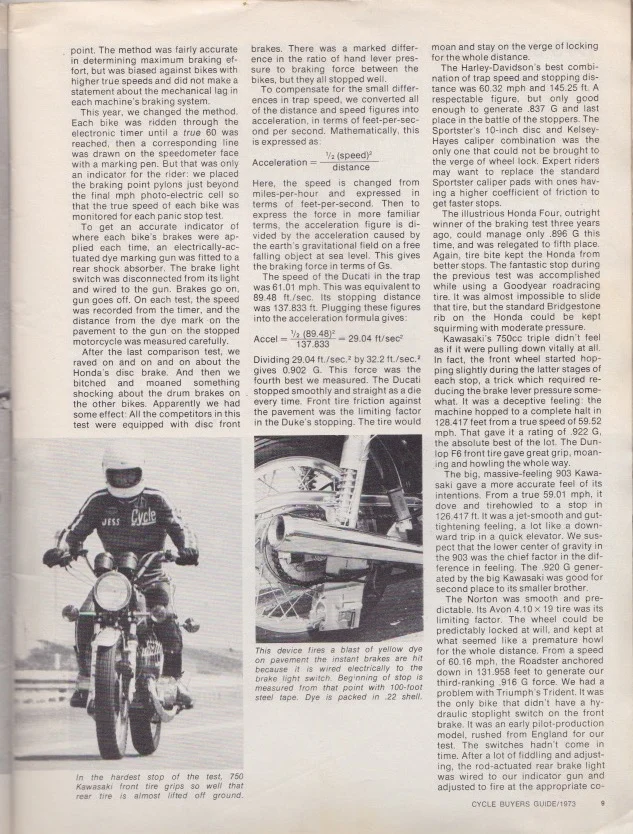 1973 Superbike Shootout!