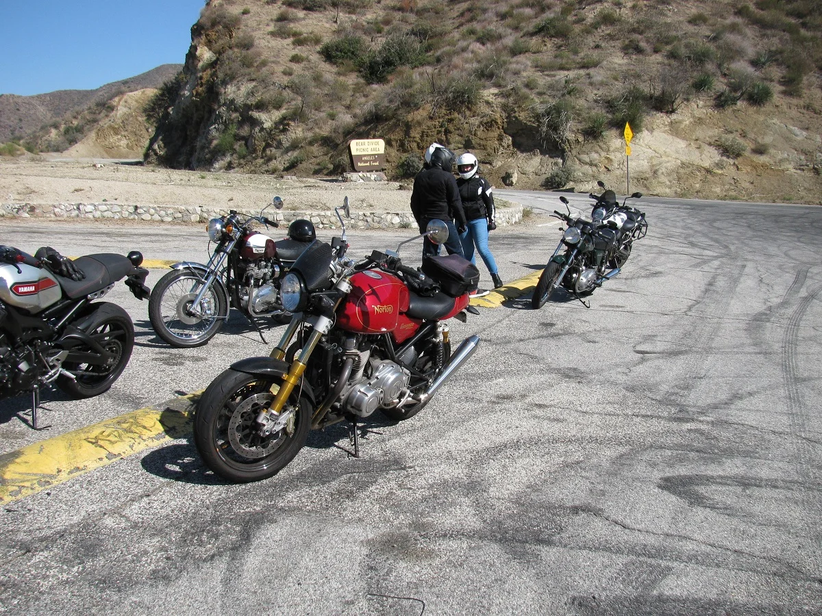 Hansen Dam British motorbike ride