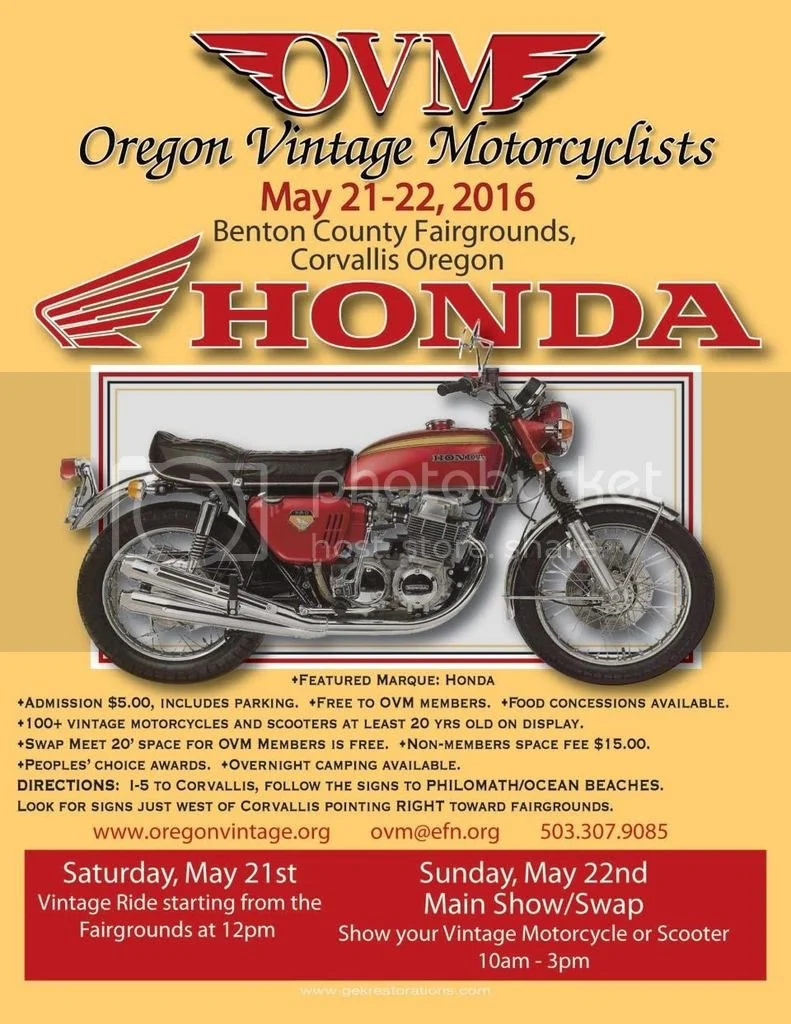 OVM Annual Show & Swap Meet - Corvallis Oregon - May 21-22