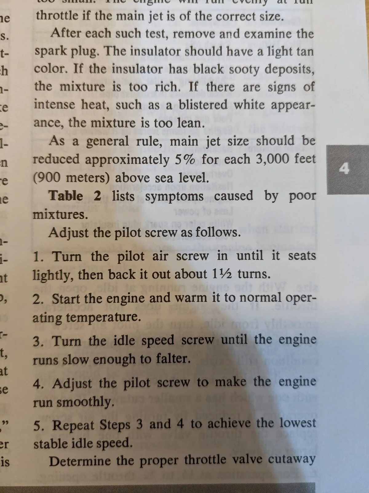 Jet size to use at altitude?