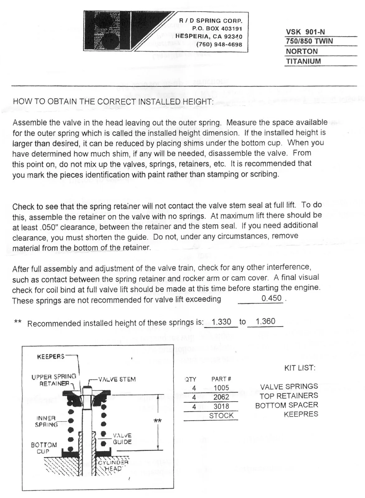 Maney stage 3 head