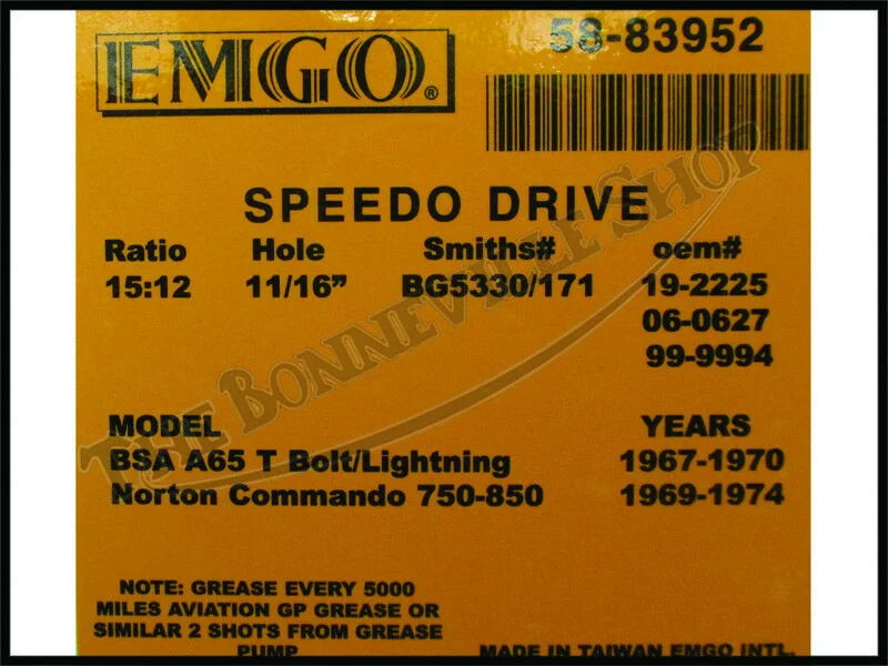 Speedo drive