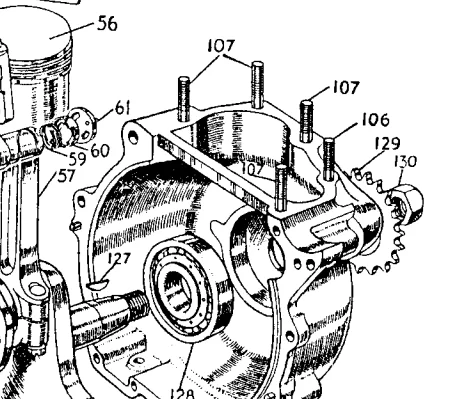 Mystery early twin crankcases