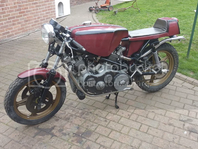 Twin engine "V4" Triumph (I Think)