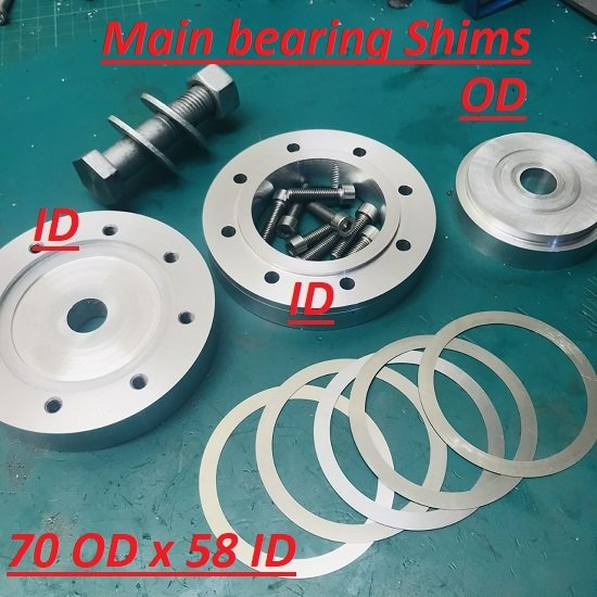 crankshaft shims