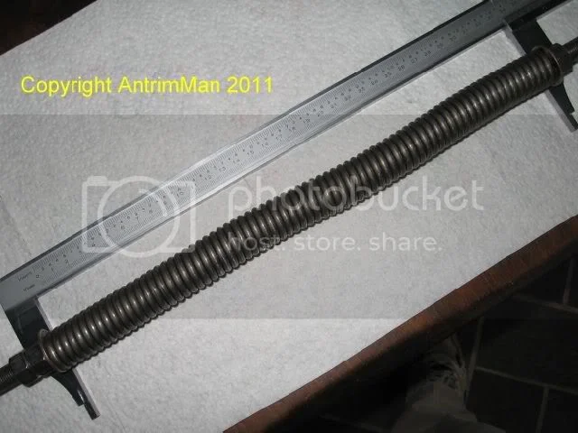 Fork spring compressed length