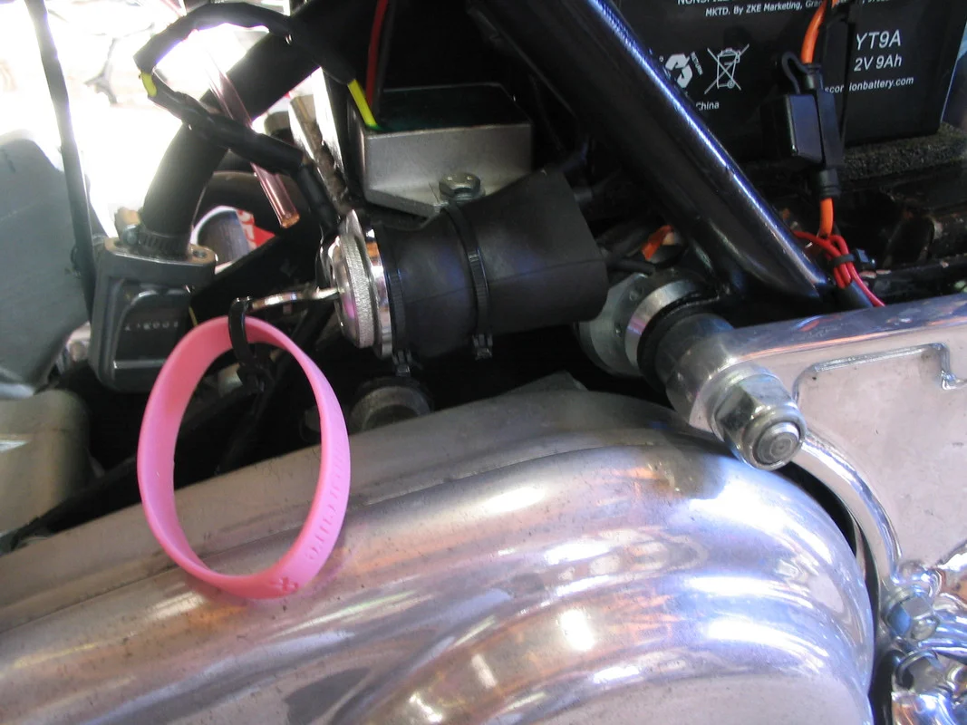 Relocating ignition switch