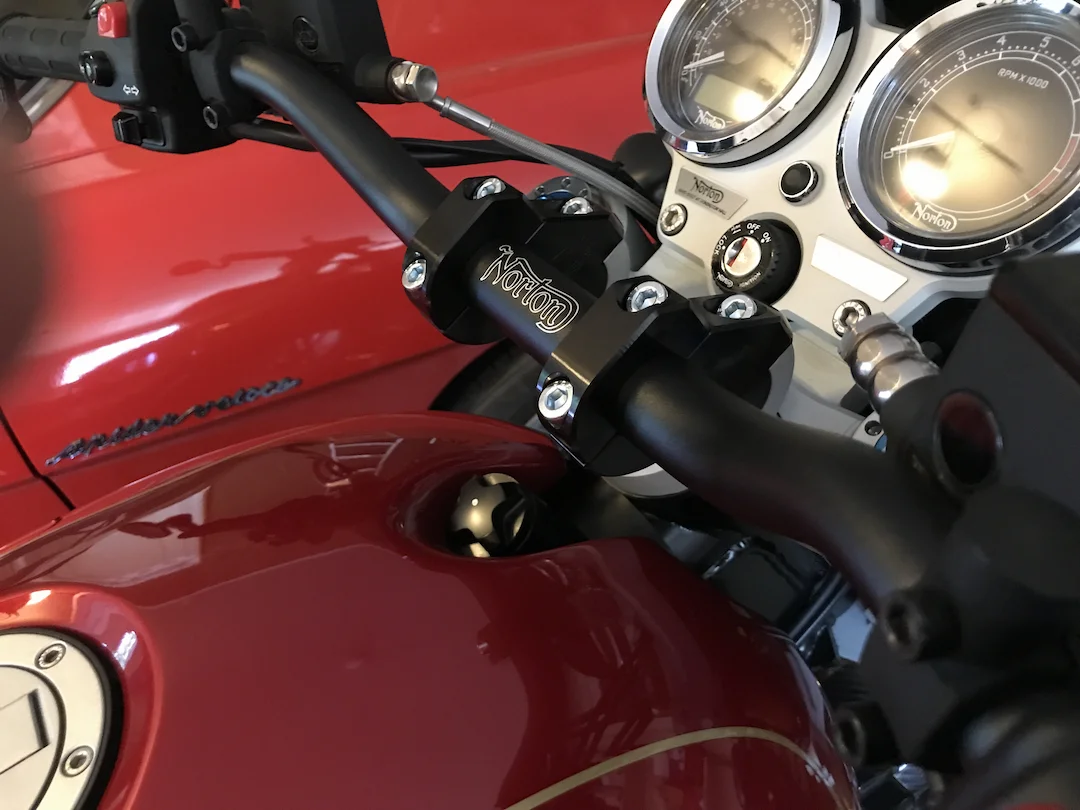 Completed Handlebar Risers