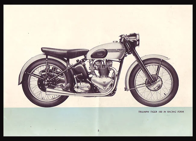 TRIUMPH T 100 R / T 100 RR . 1955/57 .