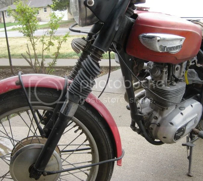 Triumph TR250W fork boots source?