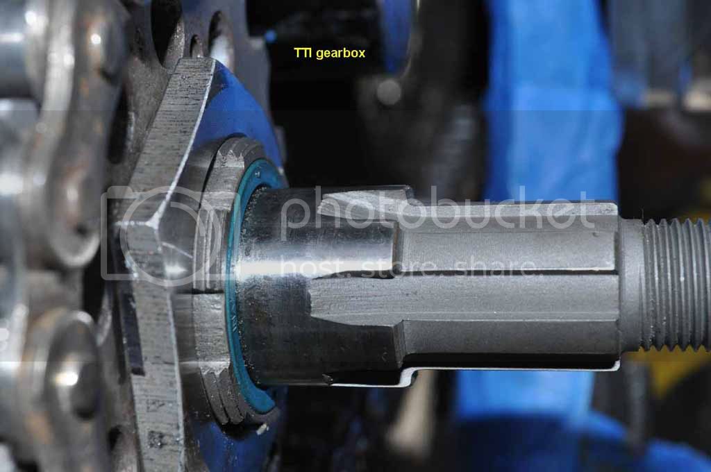 TTI gearbox clutch push rod