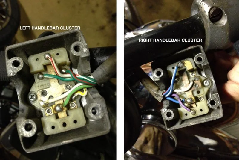 Handlebar light switch wiring locations (2016)