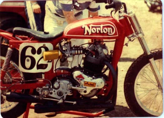 Ron Wood Norton Flat Track tuneing .