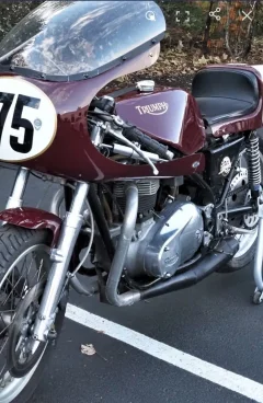 TRIUMPH SUPERBIKE COMES OUT OF HIDING