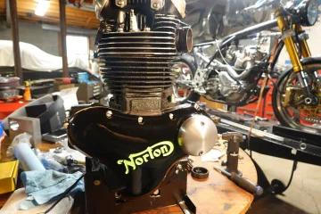 My first hot rod Norton