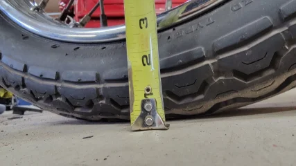 Rear tire sizes for a 1973  750 Commando.