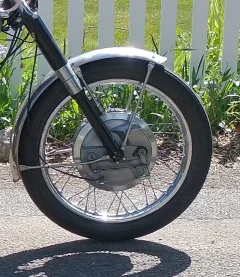 Replacing original mudguards on a '65 Jubilee with after market chrome