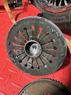 Clutch plate fail